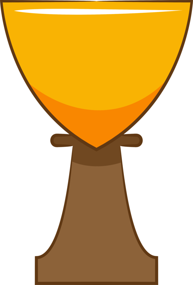 Trophy png graphic clipart design