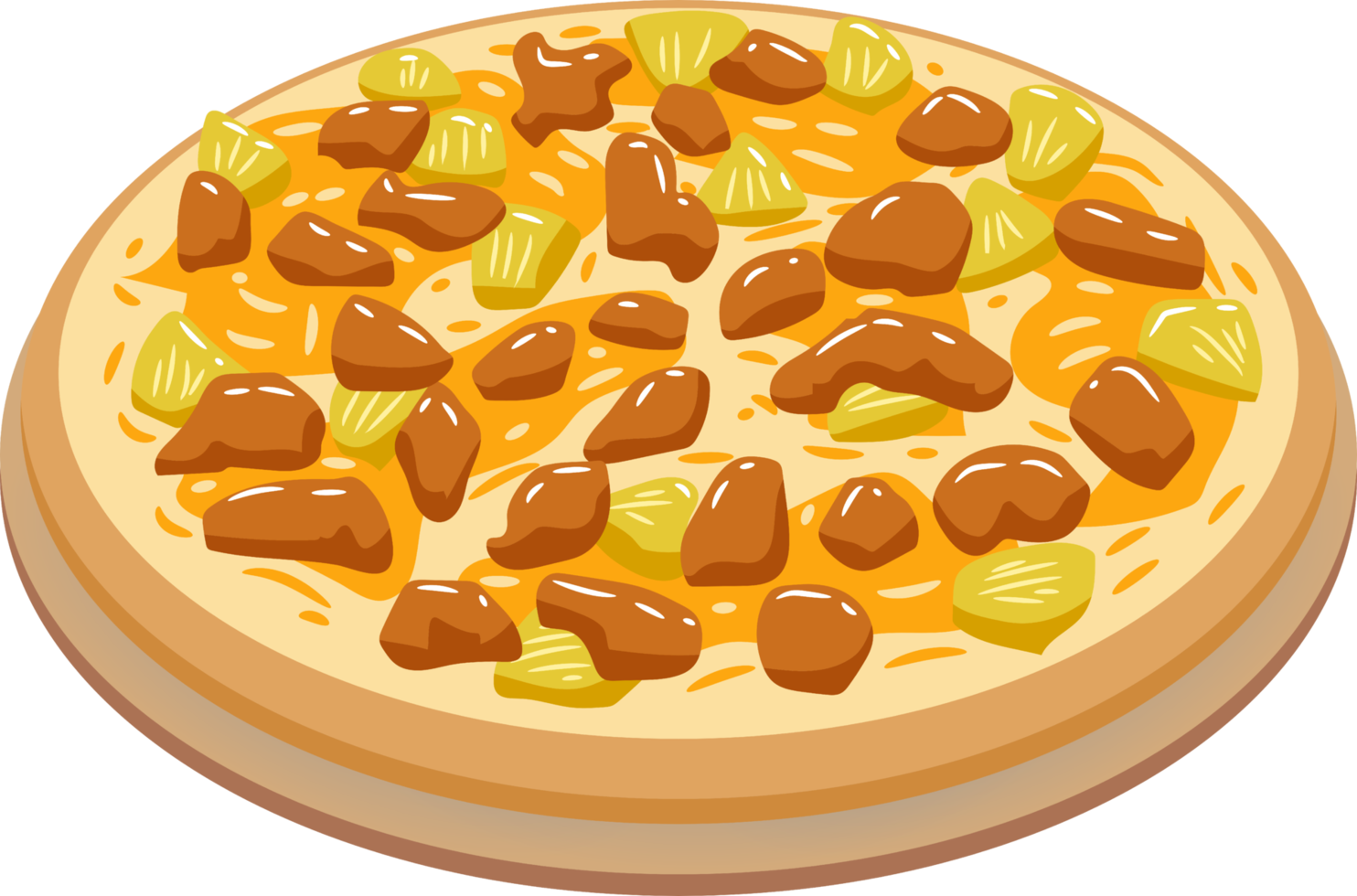 Pizza png graphic clipart design