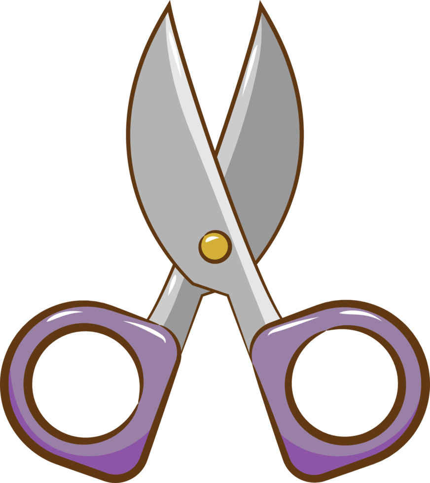 Scissors png graphic clipart design