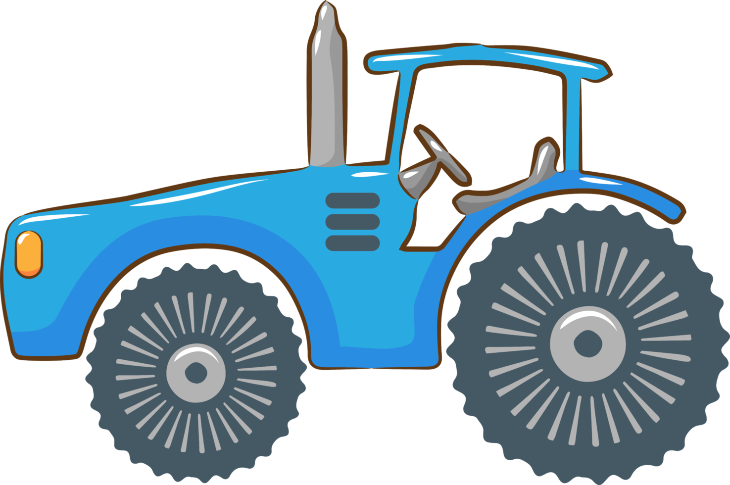 Tractor png graphic clipart design