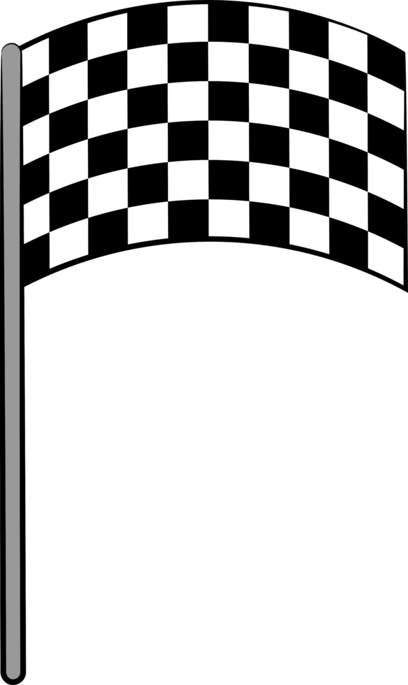 Racing flag png graphic clipart design