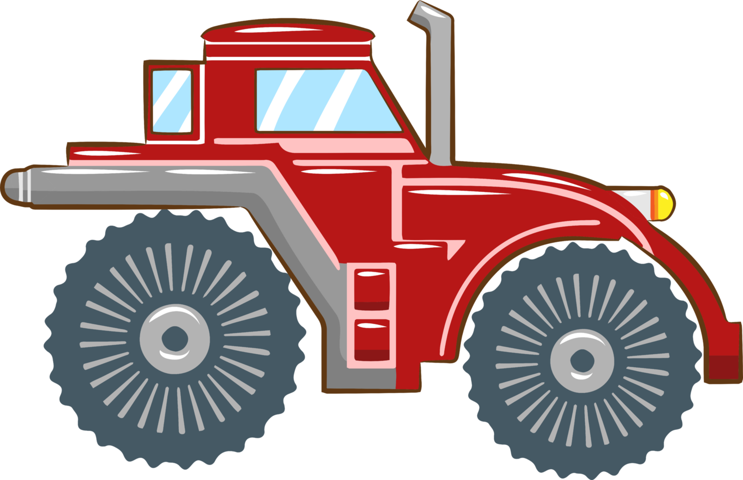 Tractor png graphic clipart design