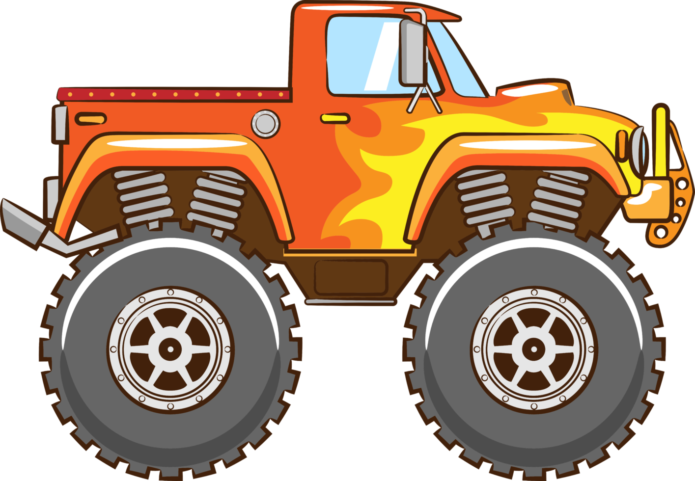 mostro camion png grafico clipart design