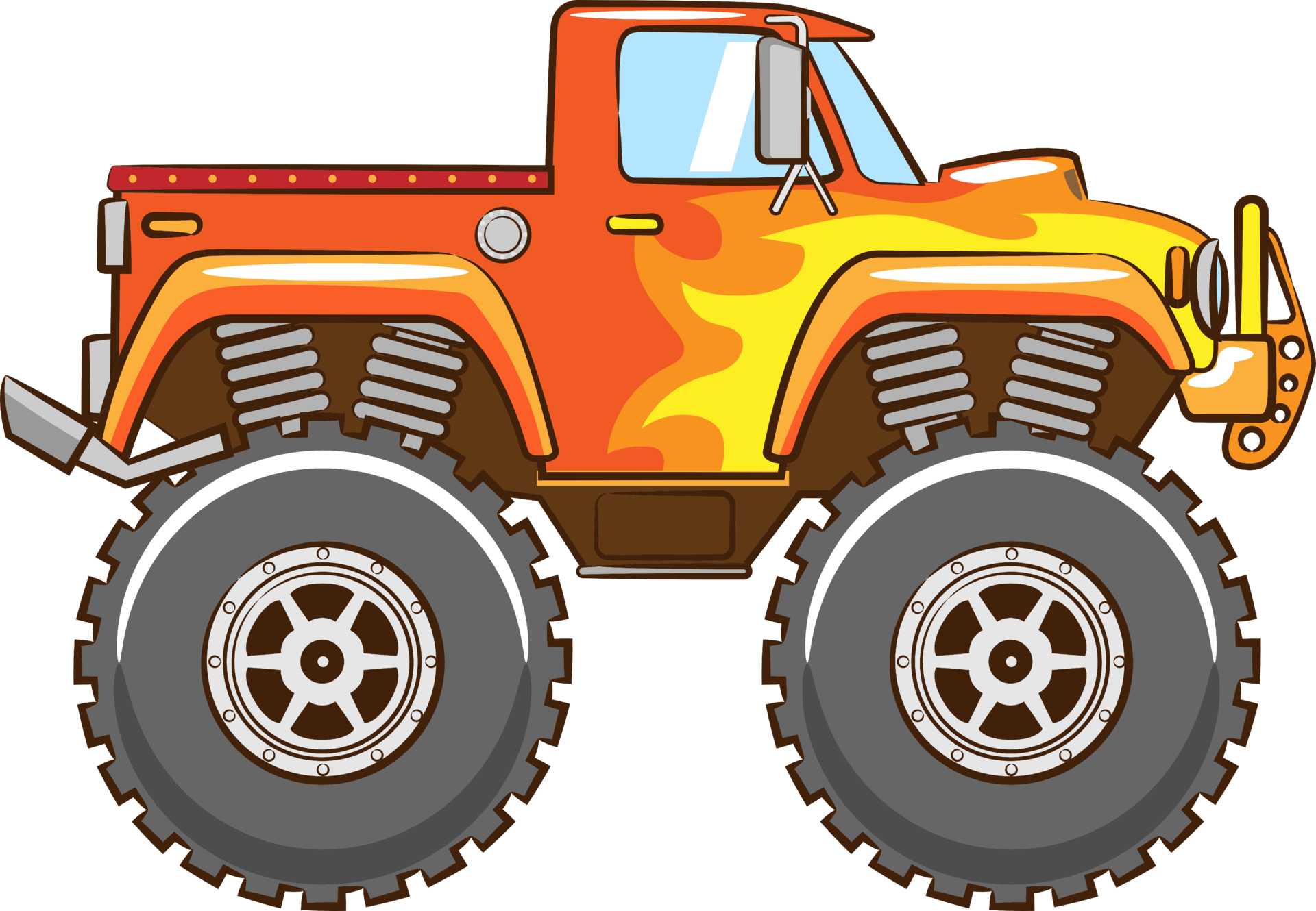 Monster Truck Png Graphic Clipart Design 19907655 Png - vrogue.co