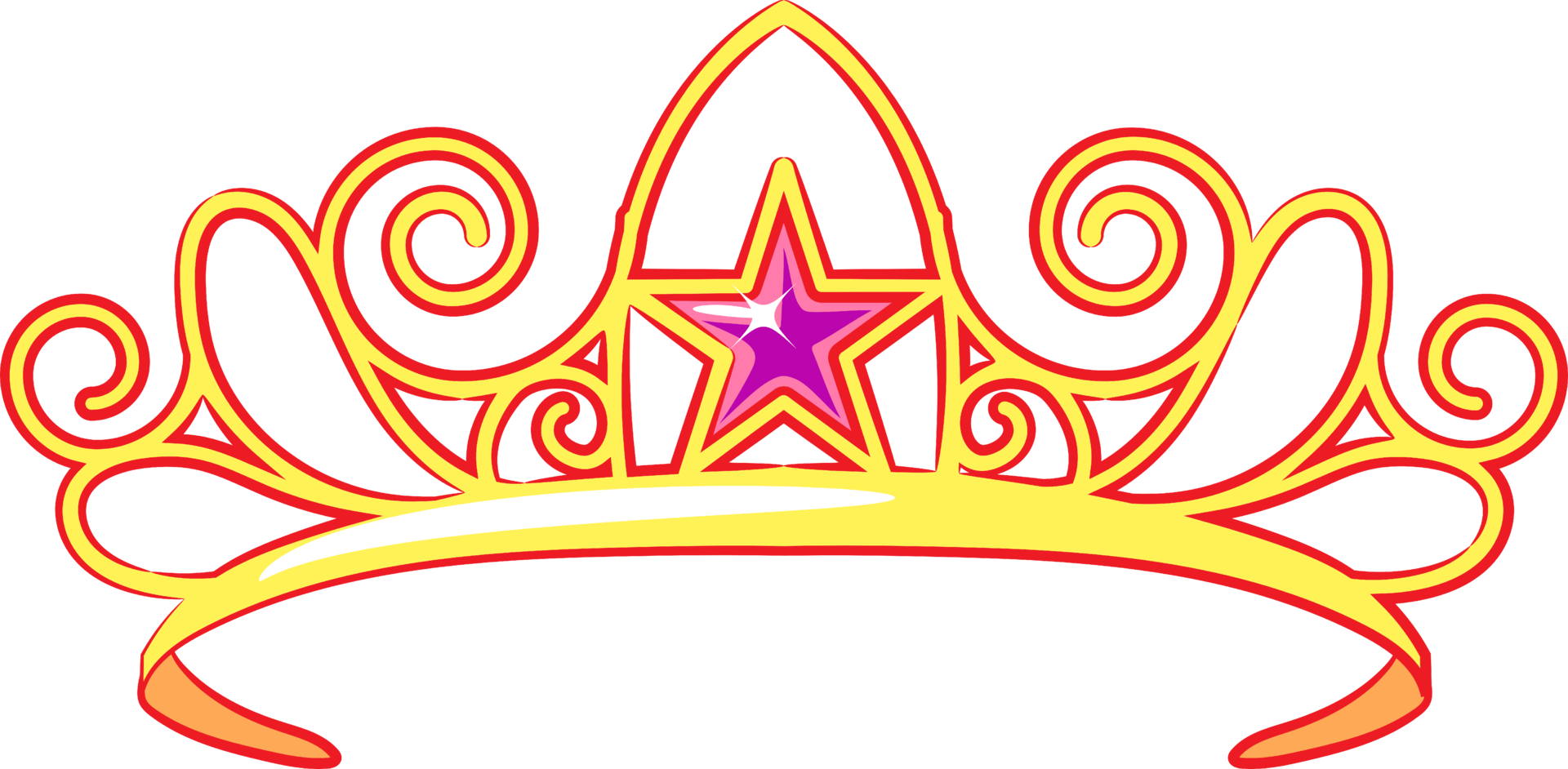 Principessa corona png grafico clipart design