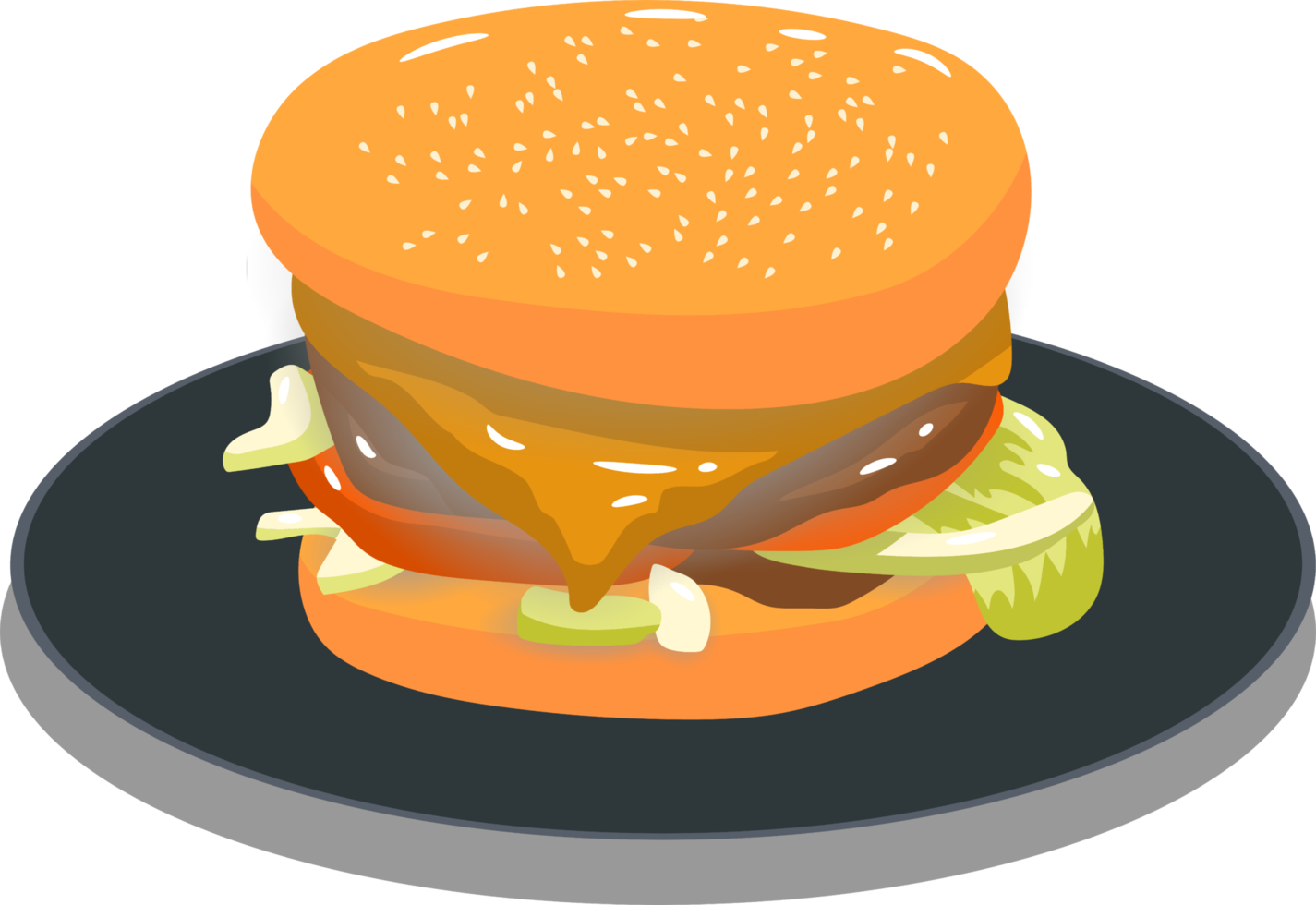 hamburguesa png gráfico clipart diseño