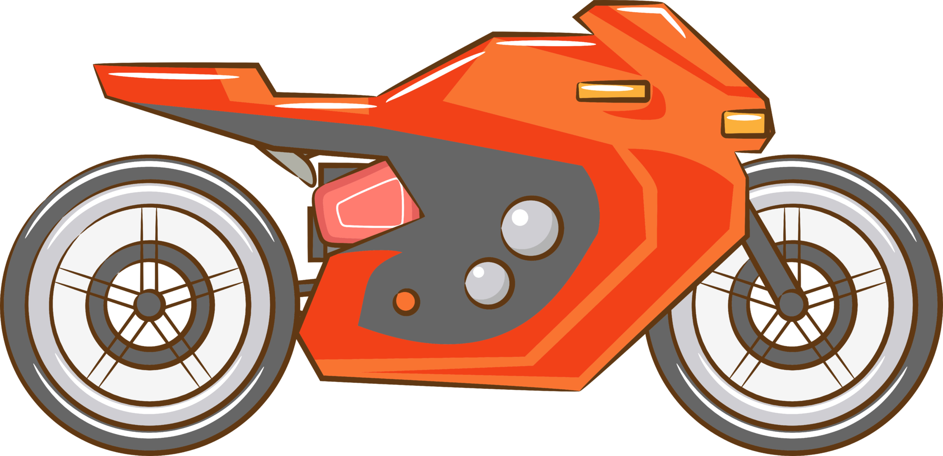 Motorcycle png graphic clipart design