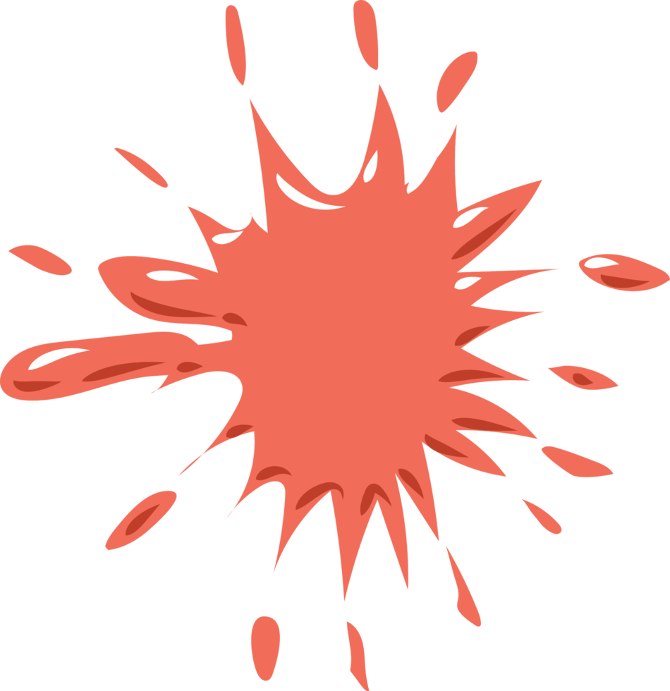 Splatter color png graphic clipart design