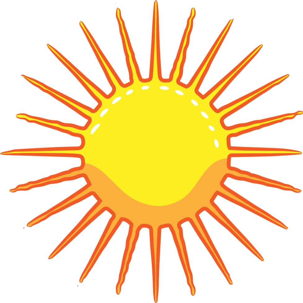 Sun png graphic clipart design