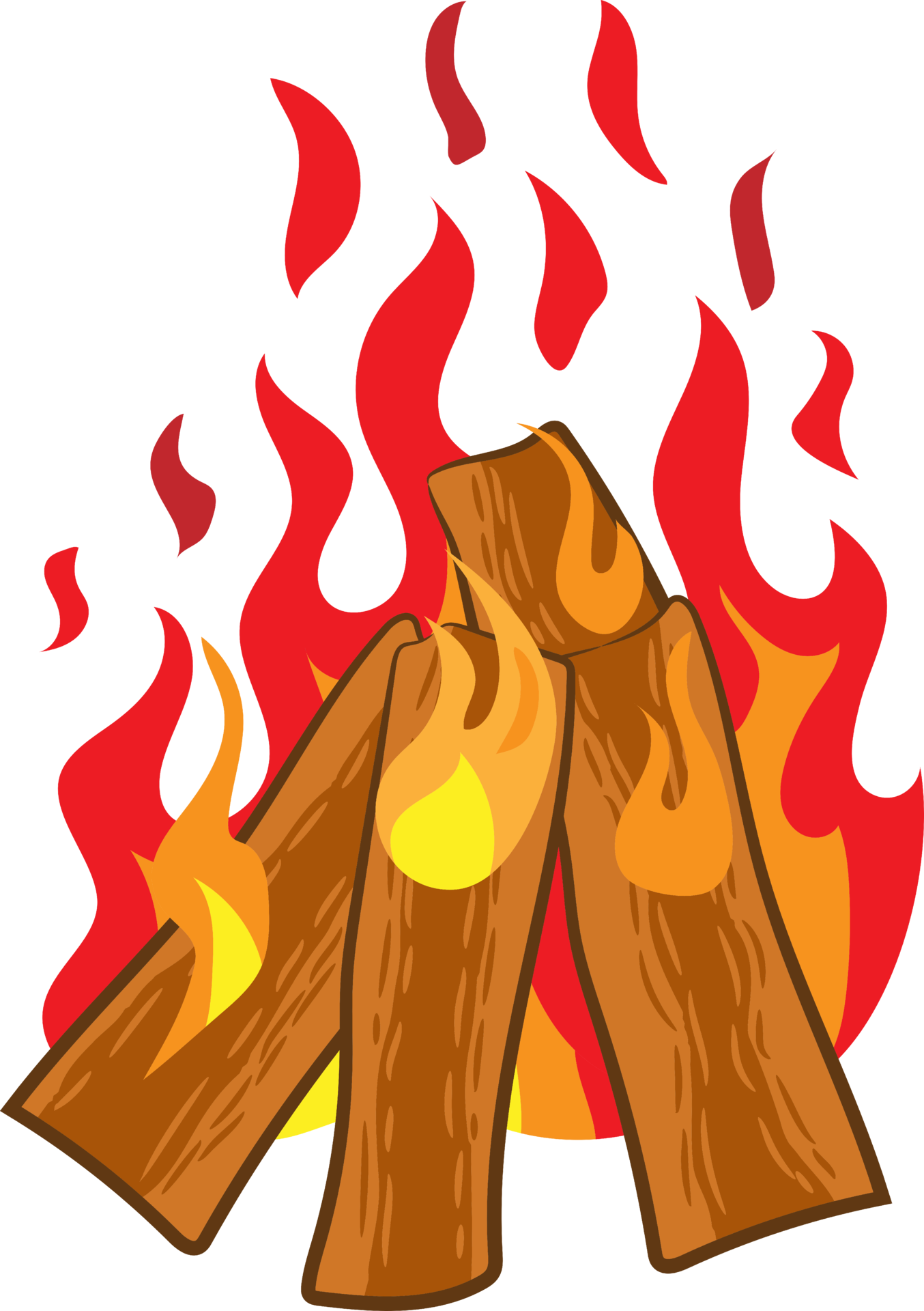 Fire Logs Clipart