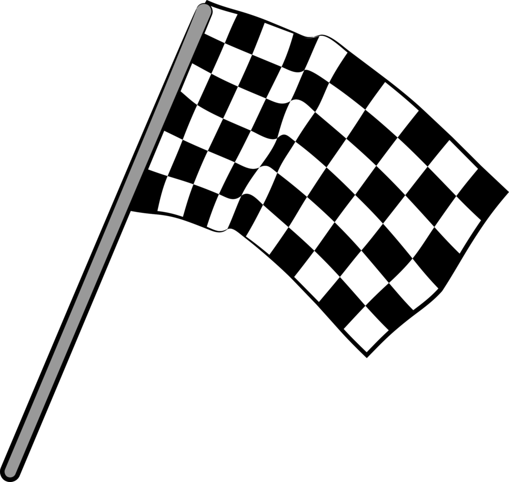 Racing flag png graphic clipart design