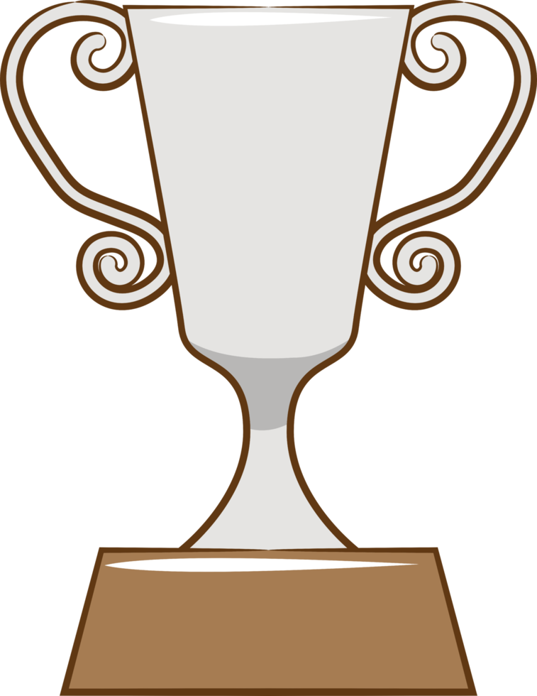 Trophy png graphic clipart design