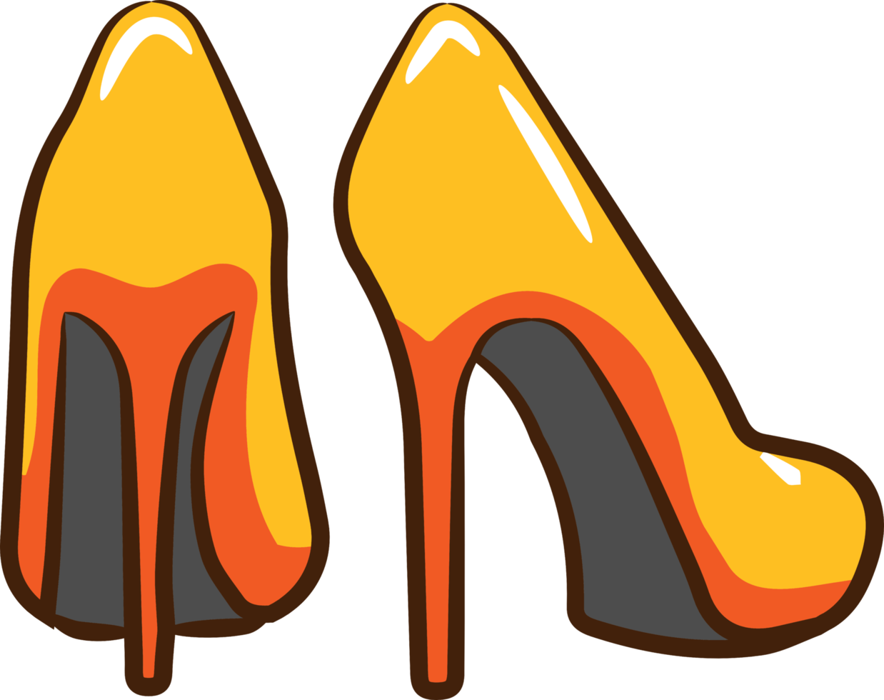 Heels png graphic clipart design