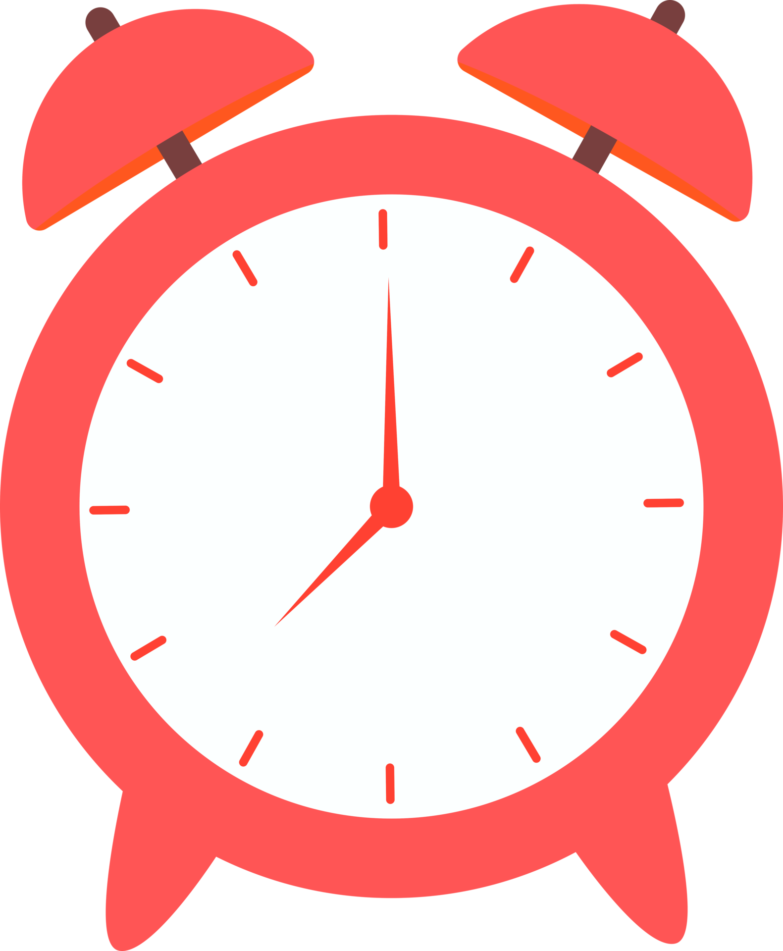 alarm clock red 19907941 PNG