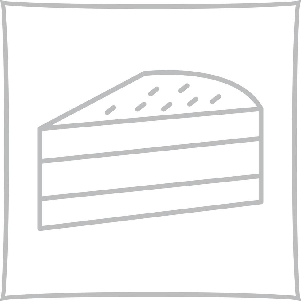 Cake Slice Vector Icon