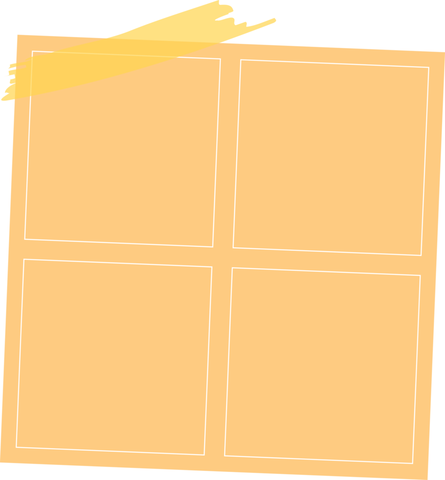 Post note. Reminder memo paper png