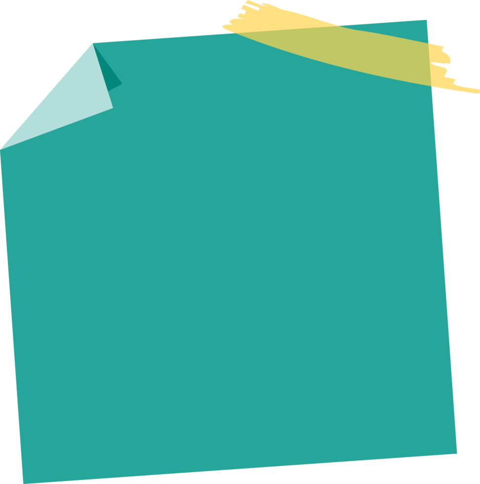 Post note. Reminder memo paper png