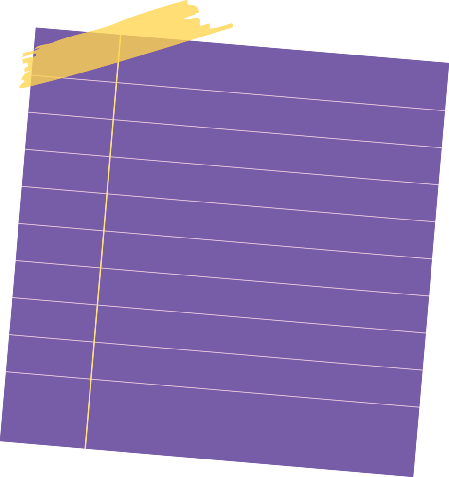 Post note. Reminder memo paper png