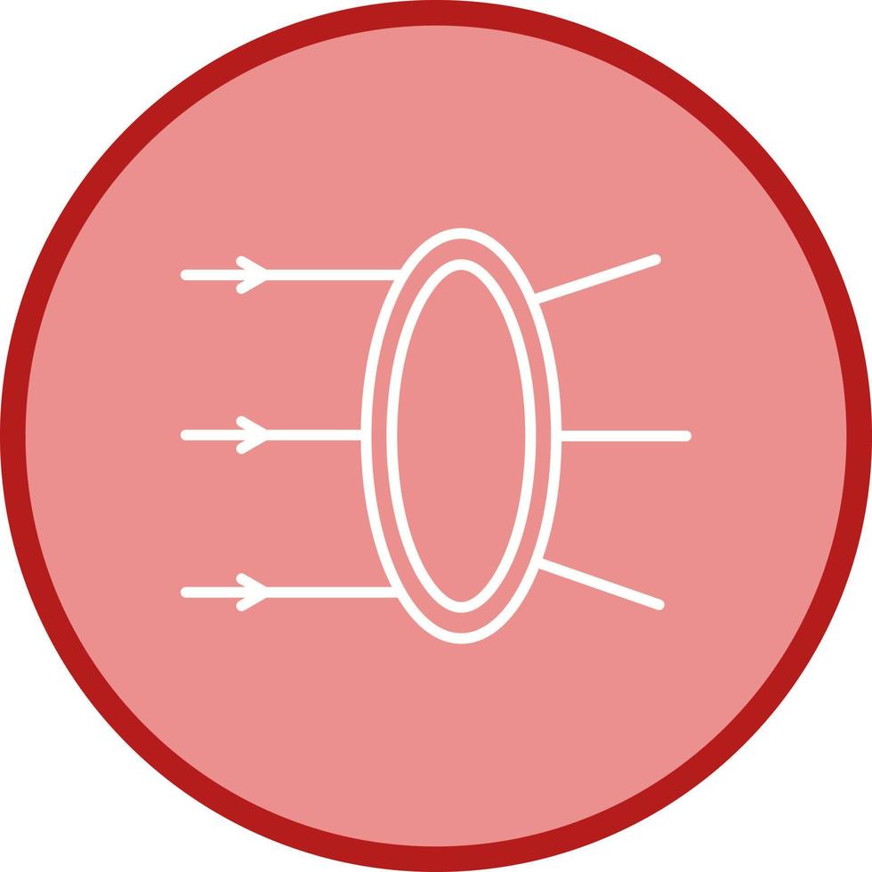 Refraction Vector Icon