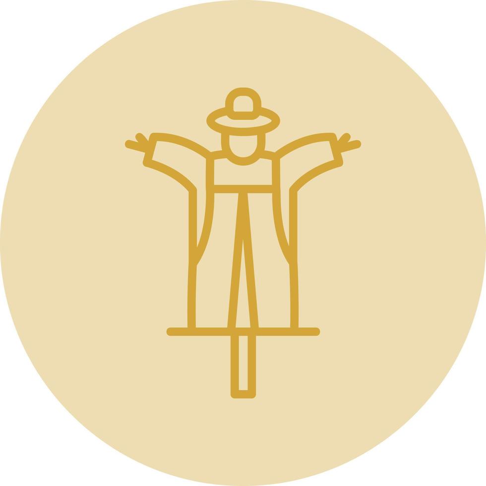Scarecrow Vector Icon Design
