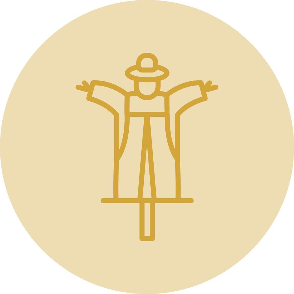 Scarecrow Vector Icon Design