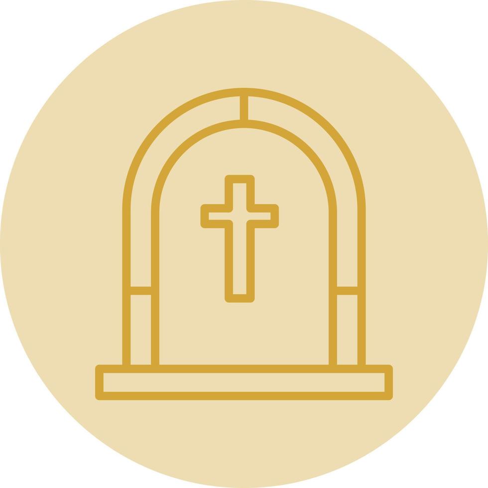 diseño de icono de vector funerario