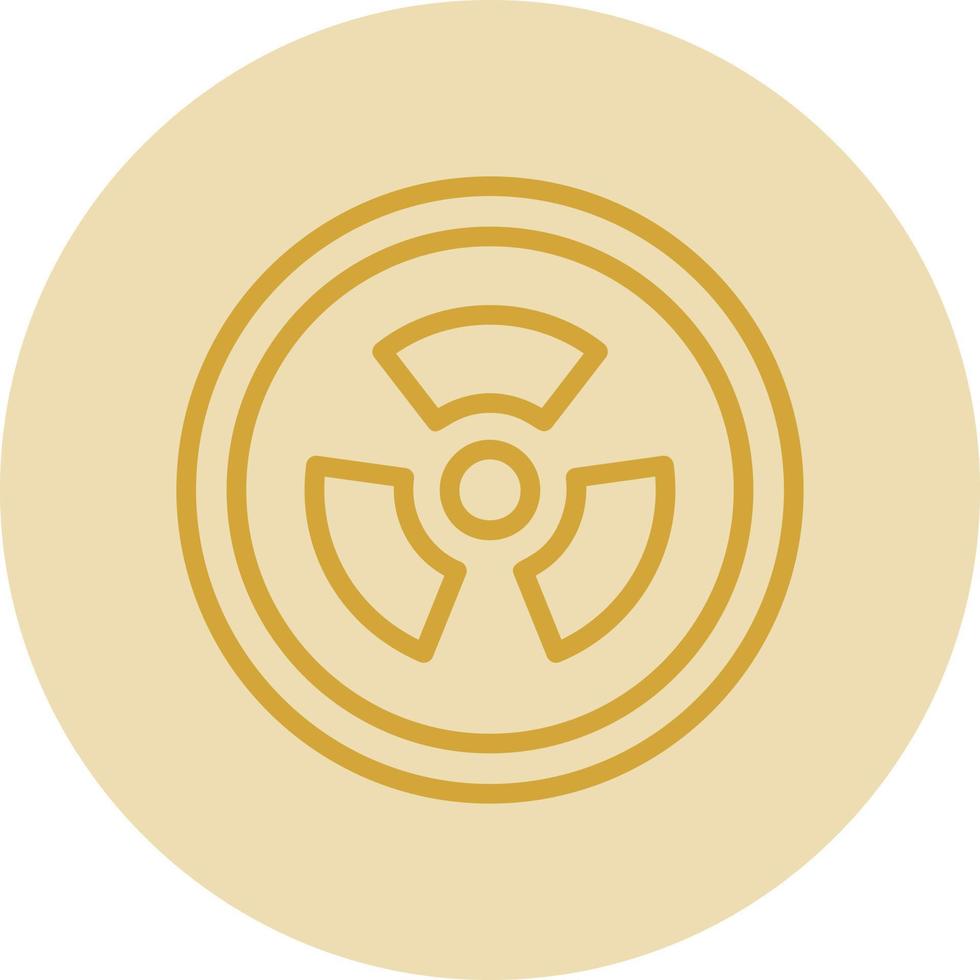Radioactivity Vector Icon Design