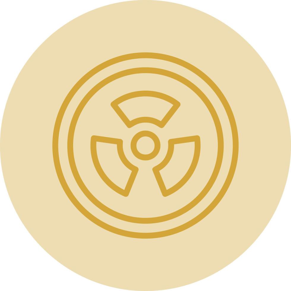 Radioactivity Vector Icon Design