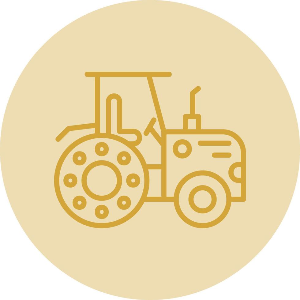 diseño de icono de vector de tractor