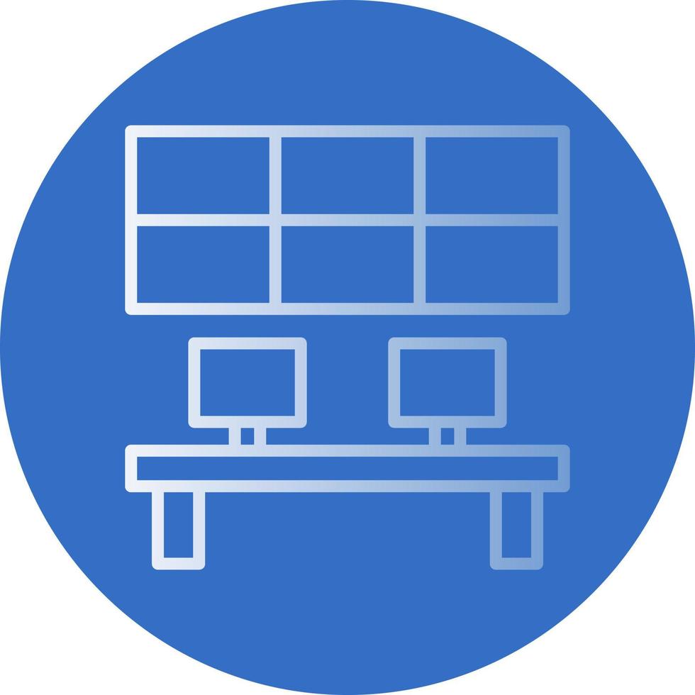 Control ROom Vector Icon Design