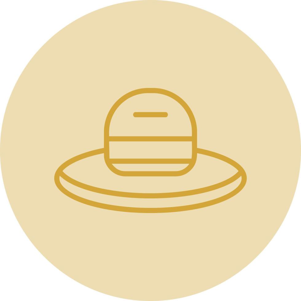 diseño de icono de vector de sombrero