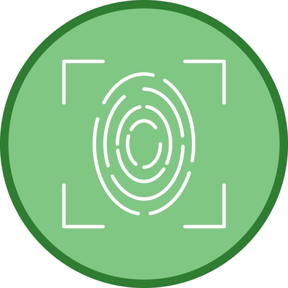 Fingerprint Vector Icon
