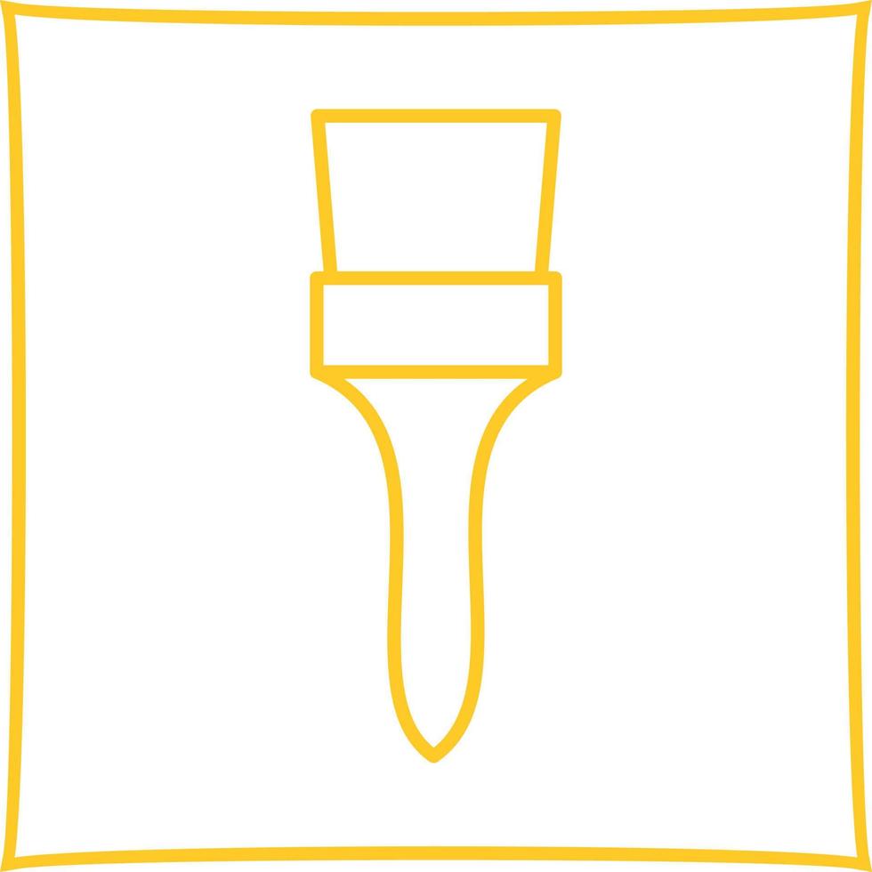 Unique Brush Vector Icon