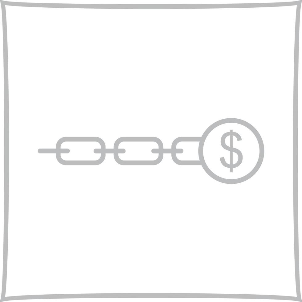 Unique Link Sales Vector Icon
