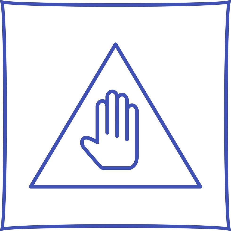 Unique Warning Vector Icon