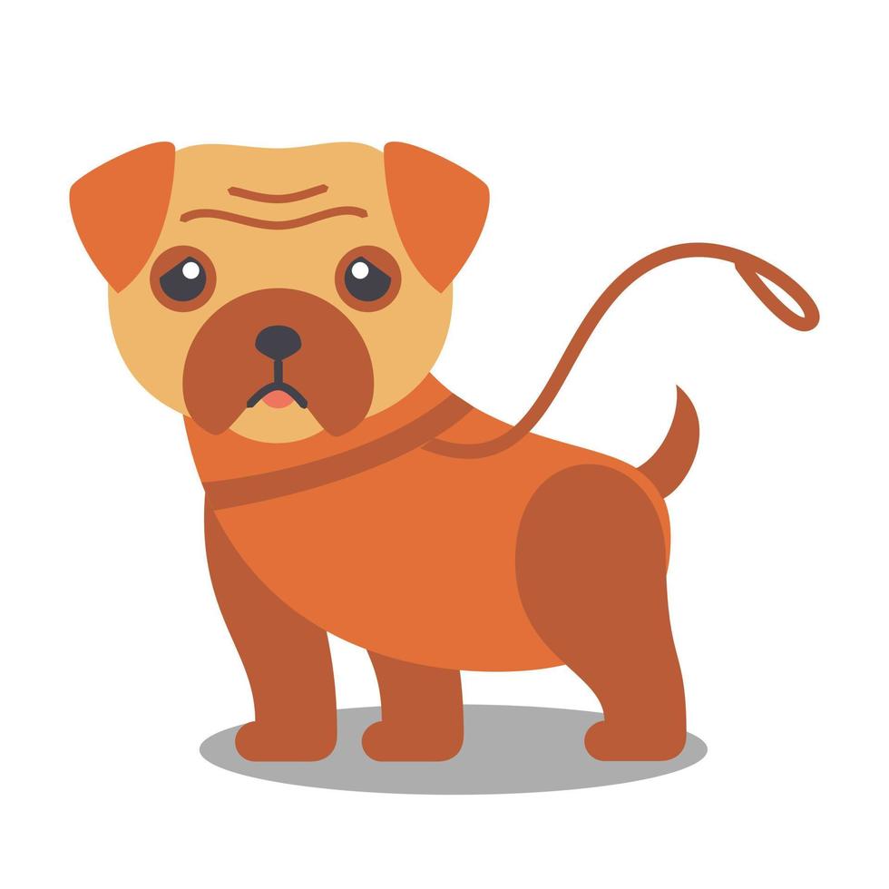 vector cute dog illustration