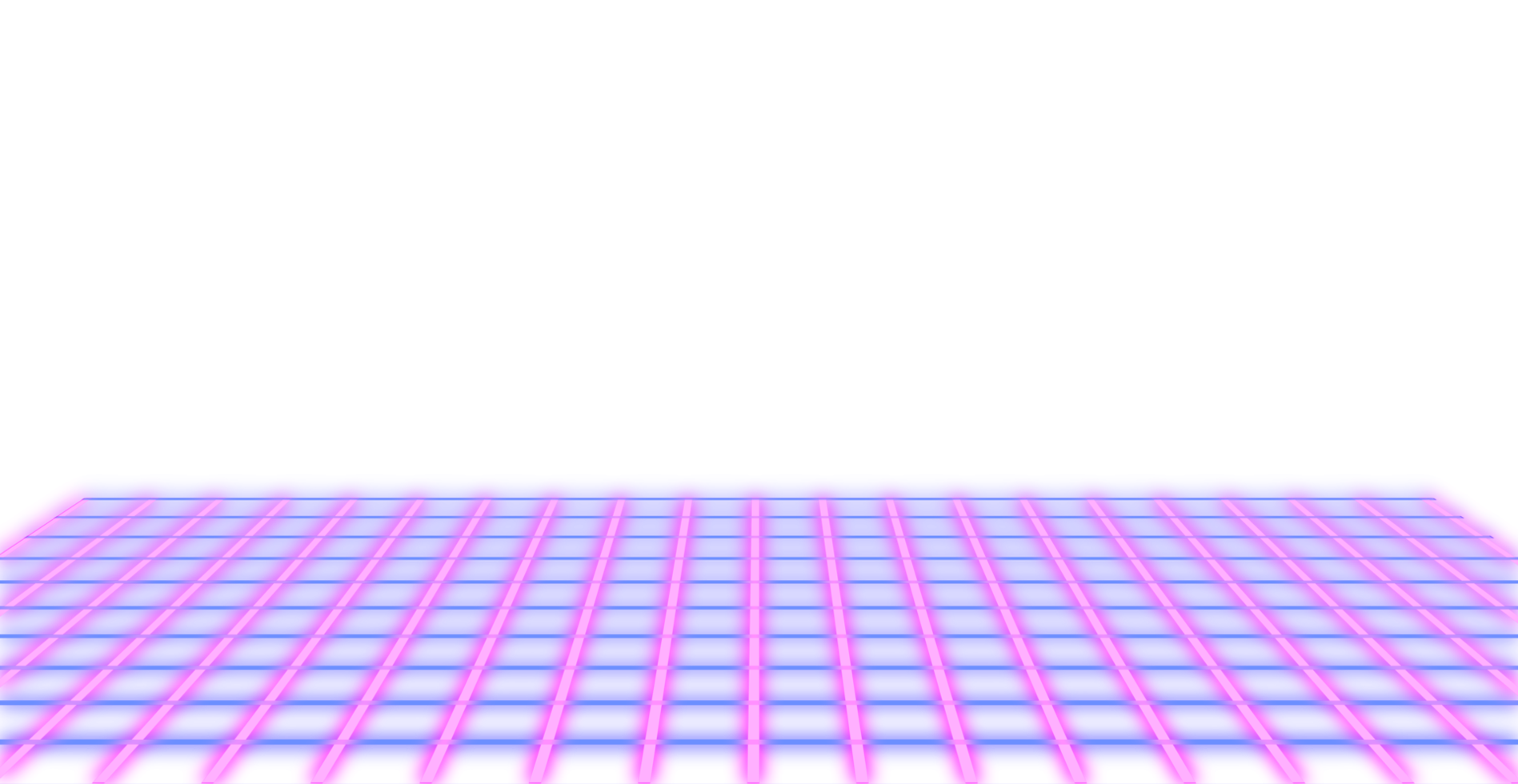 Abstract grid line neon retro style 80s-90s png