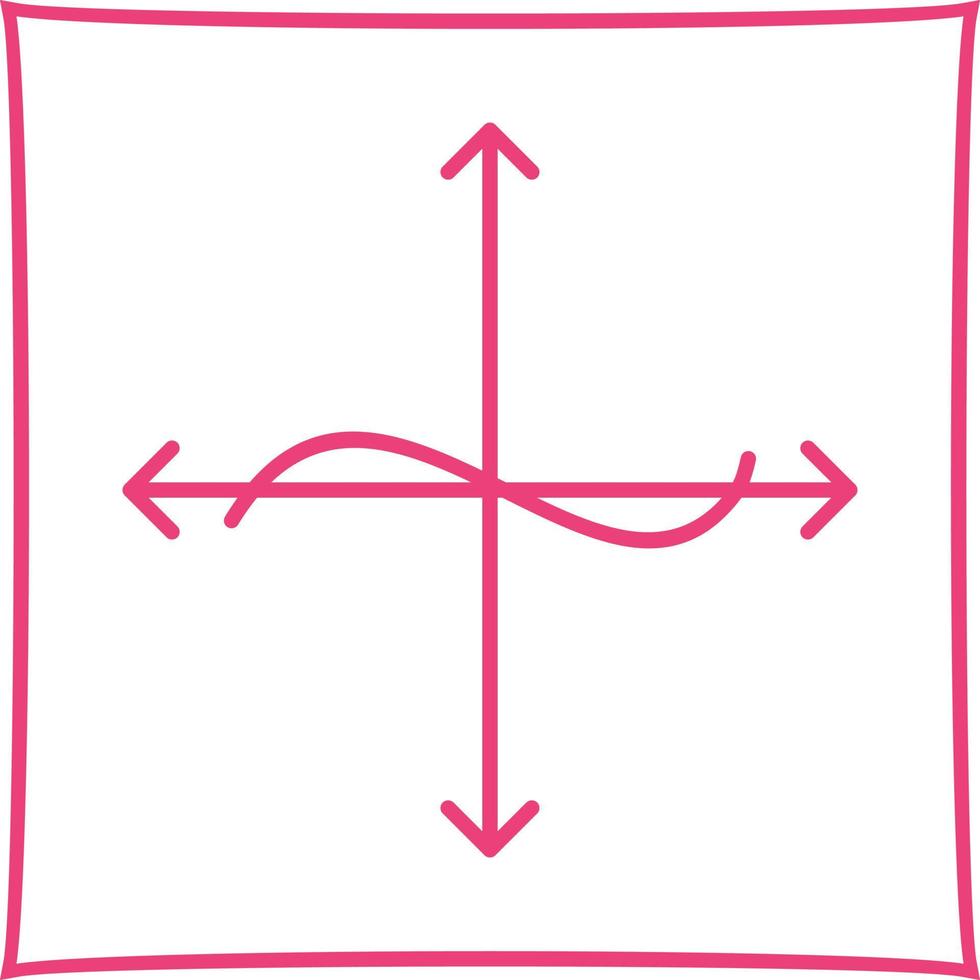 Unique Graph Vector Icon