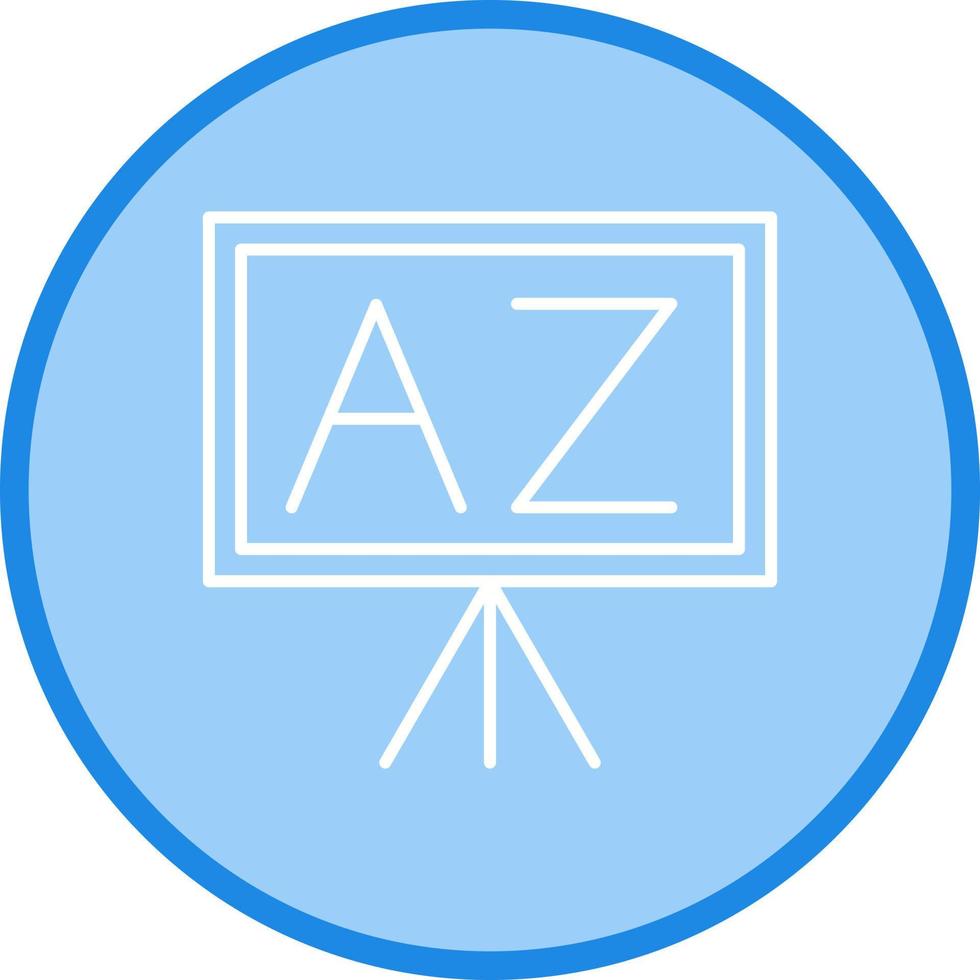 From A To Z Vector Icon