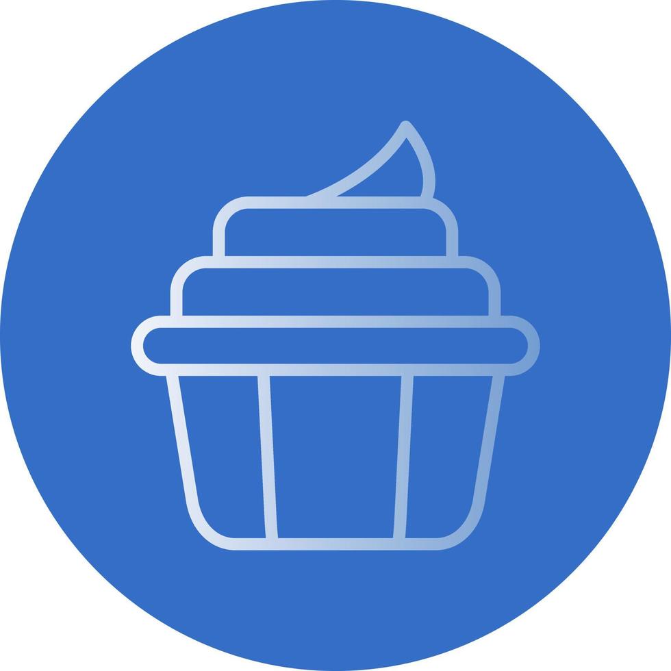 Cupcake Vector Icon Design