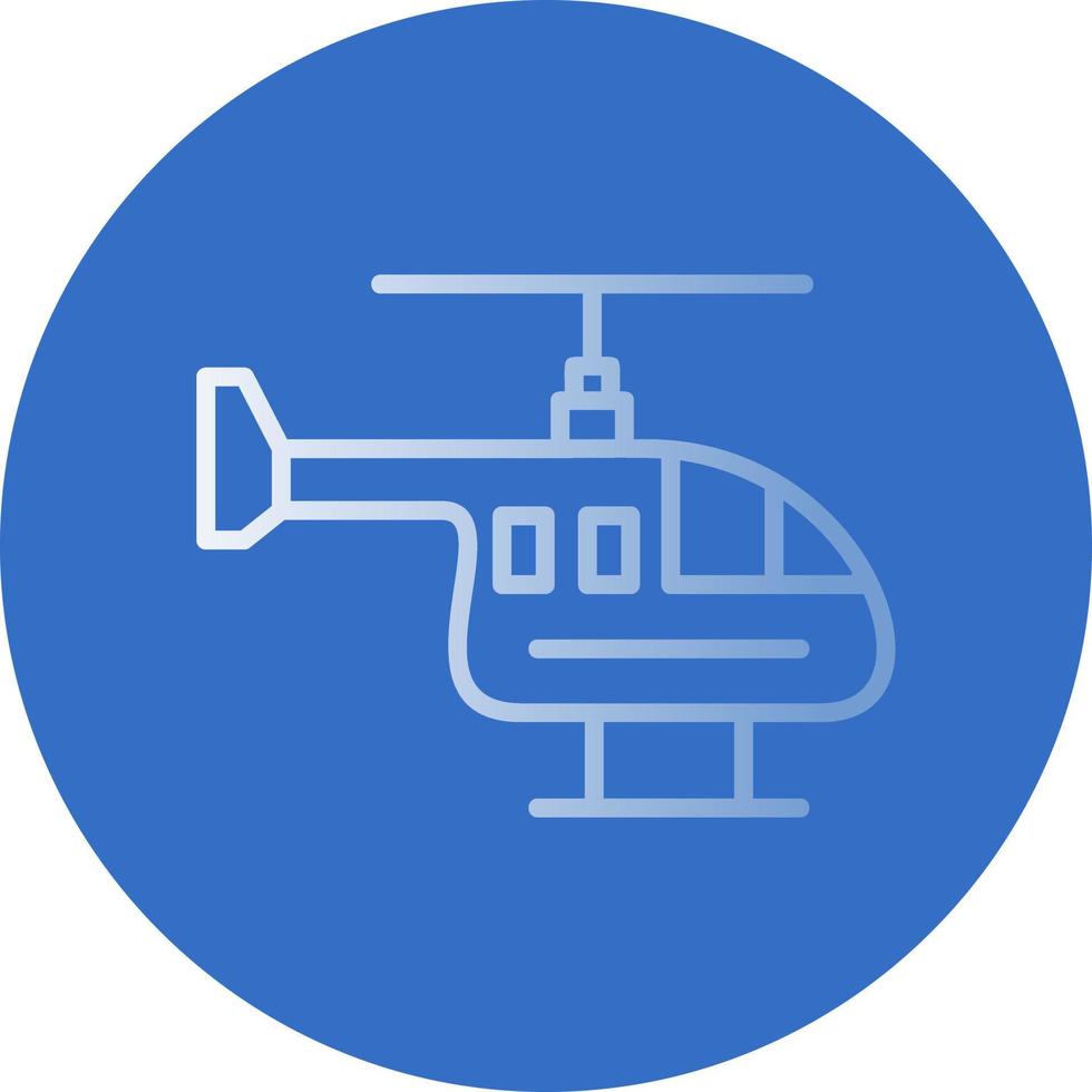 Helicopter Vector Icon Design