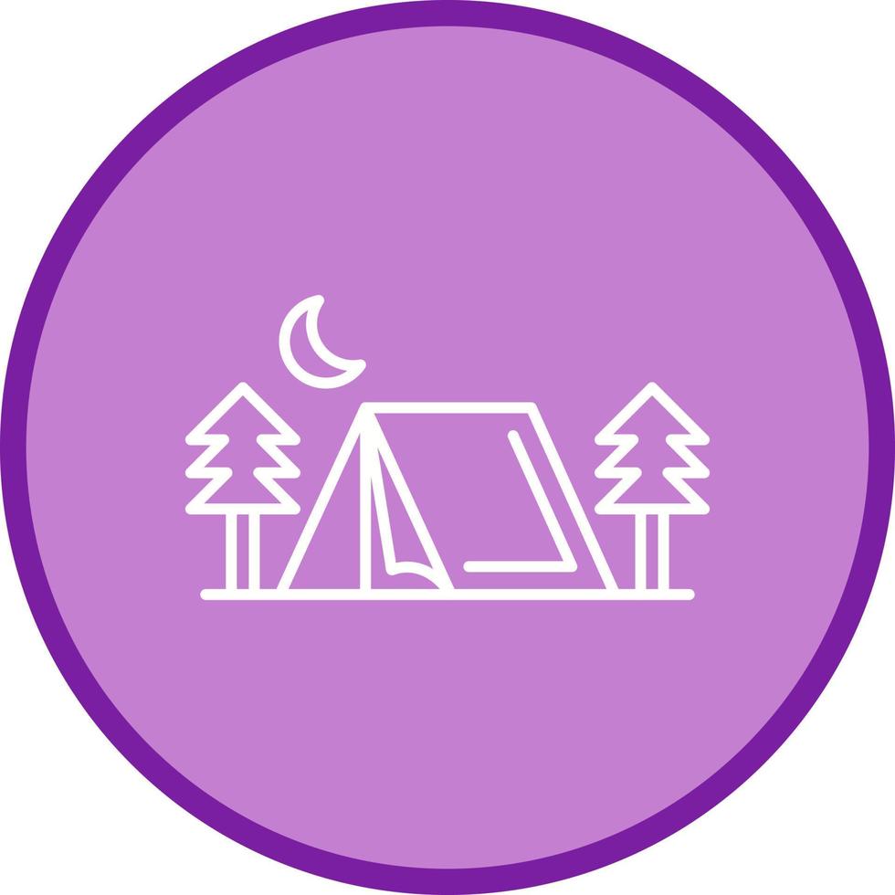 Tent Vector Icon