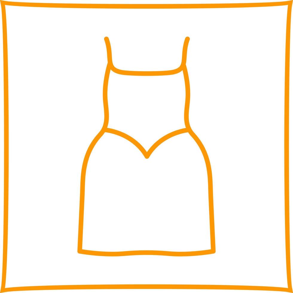 icono de vector de vestido de fiesta