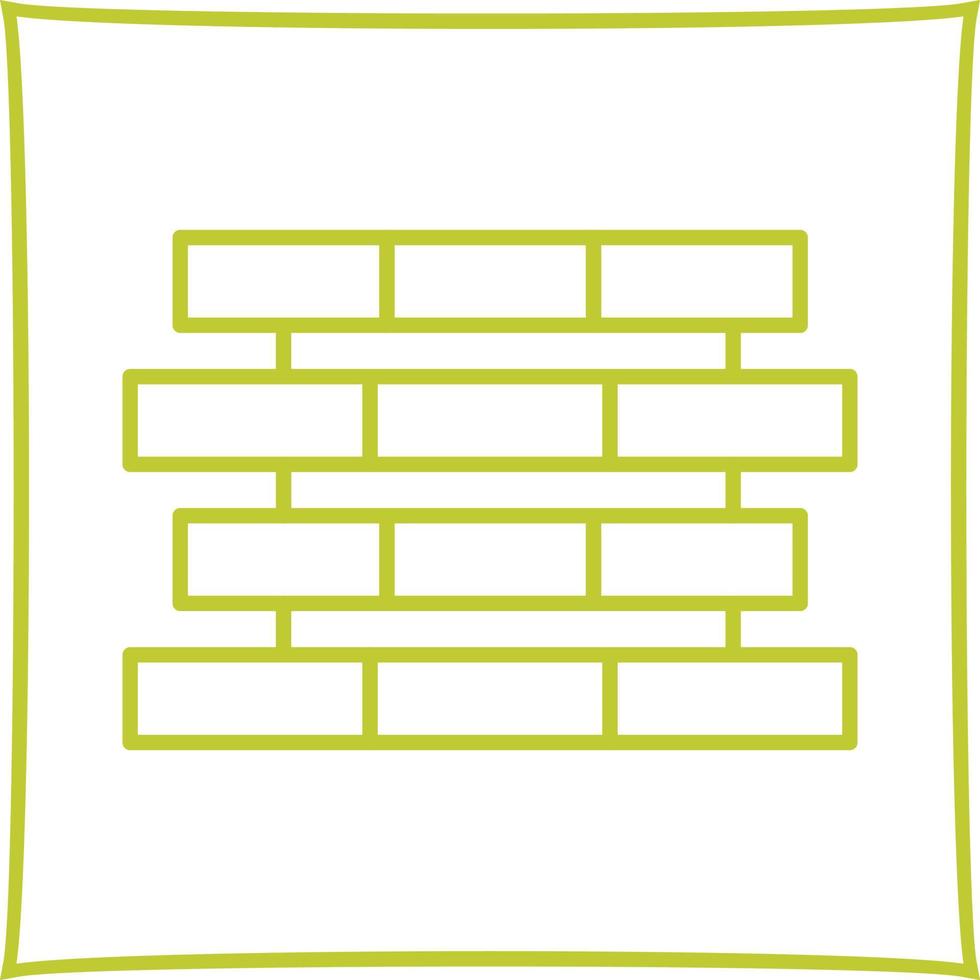 Unique Bricks Vector Icon