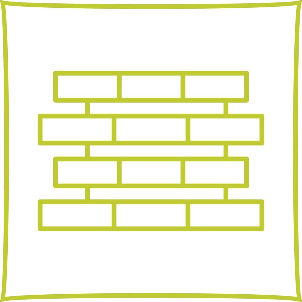 Unique Bricks Vector Icon