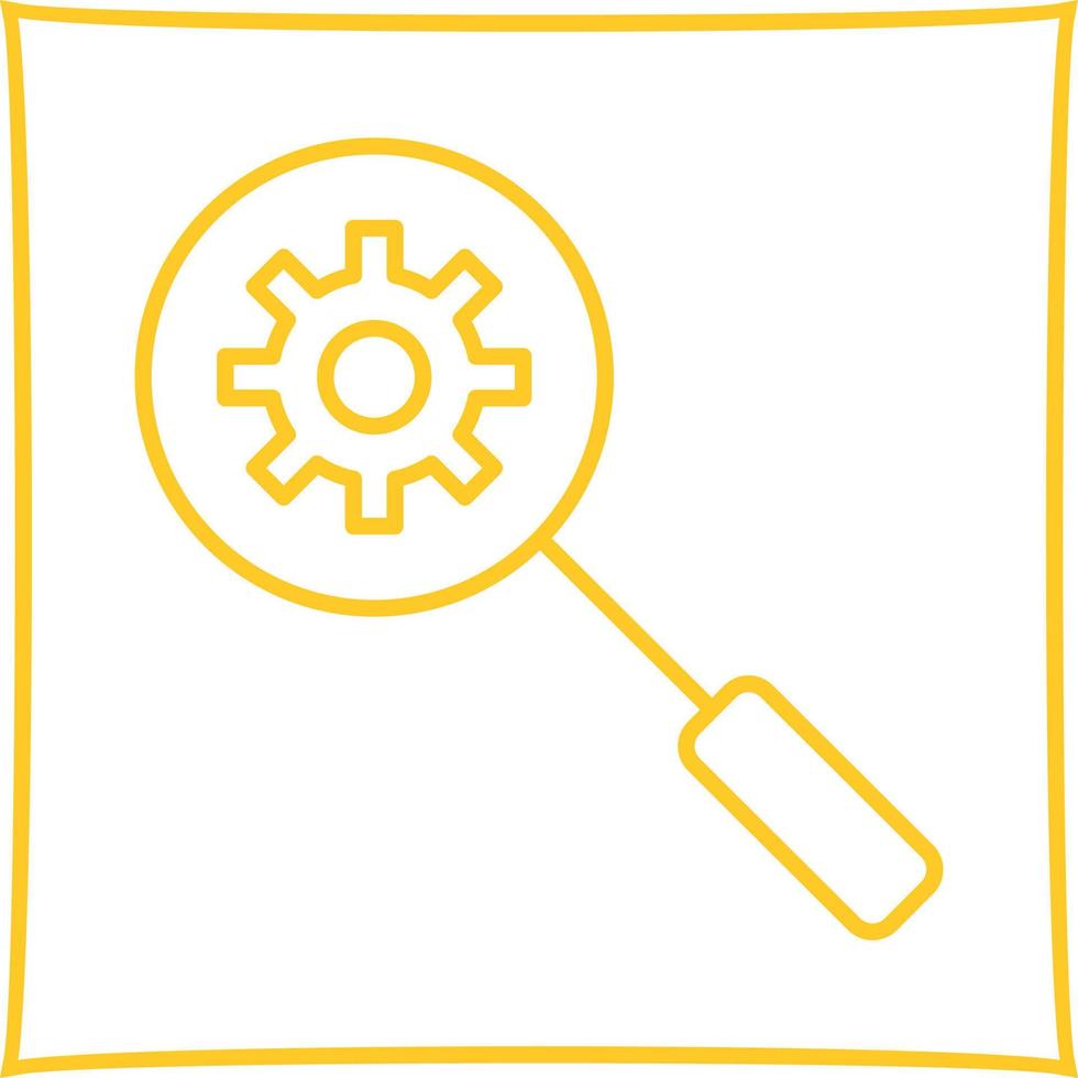 icono de vector de optimización de motor de búsqueda único