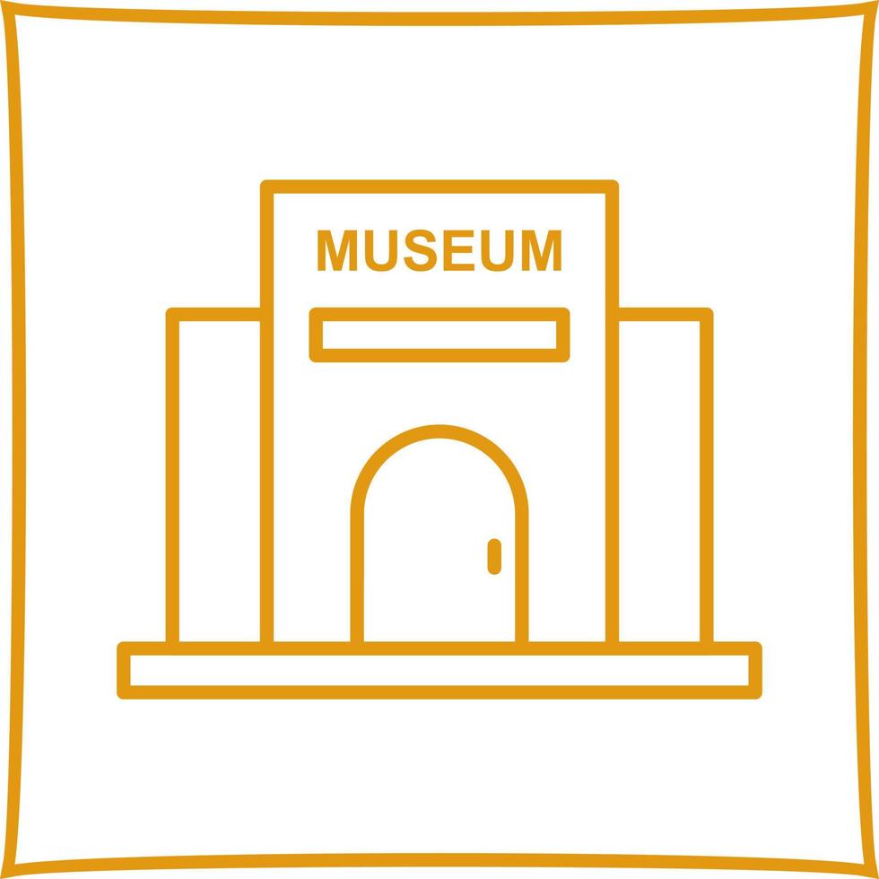 Museum Building Vector Icon