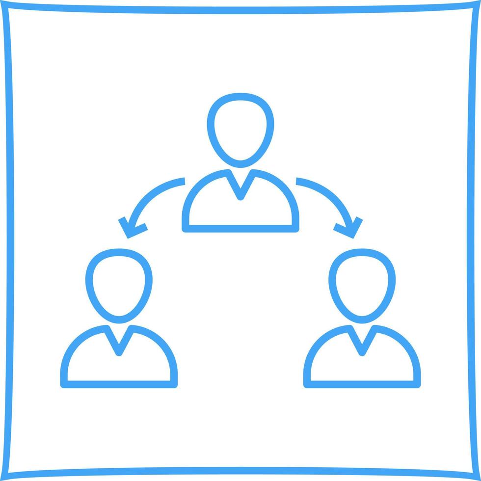 Unique Connected Users Vector Icon
