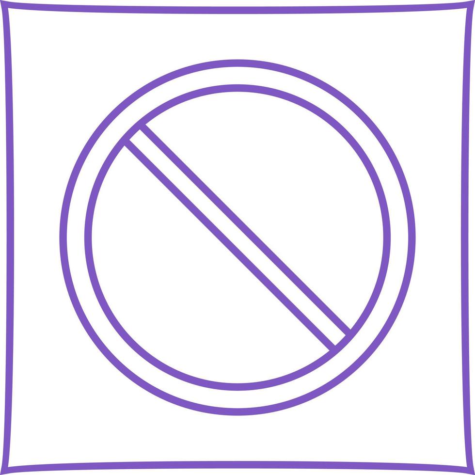 Prohibited Vector Icon