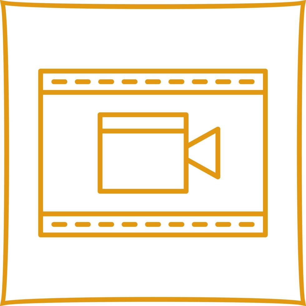 Unique Video and Animation Vector Icon